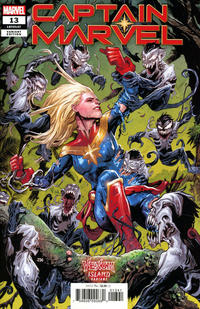 Cover Thumbnail for Captain Marvel (Marvel, 2019 series) #13 (147) [Josh Cassara 'Venom Island']