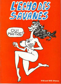 Cover Thumbnail for L'Écho des savanes (Editions du Fromage, 1972 series) #40