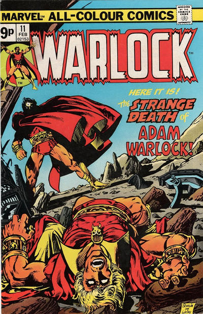 Cover for Warlock (Marvel, 1972 series) #11 [British]
