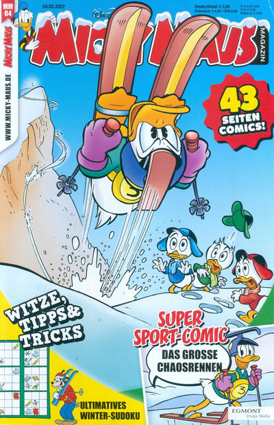 Cover for Micky Maus (Egmont Ehapa, 1951 series) #4/2022