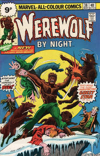 Cover for Werewolf by Night (Marvel, 1972 series) #38 [British]
