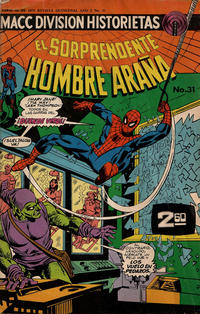 Cover Thumbnail for El Sorprendente Hombre Araña (Editorial OEPISA, 1974 series) #31