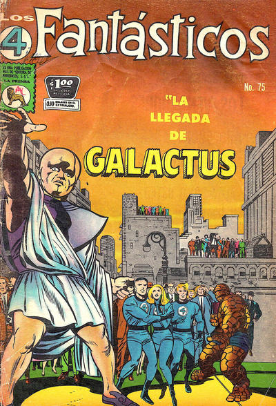 Cover for Los 4 Fantásticos (Editora de Periódicos, S. C. L. "La Prensa", 1962 series) #75