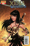 Cover for Xena (Dynamite Entertainment, 2006 series) #1 [Billy Tan Gold Foil Cover]