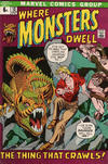 Cover for Where Monsters Dwell (Marvel, 1970 series) #13 [British]