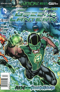 Cover for Green Lantern (DC, 2011 series) #13 [Newsstand]