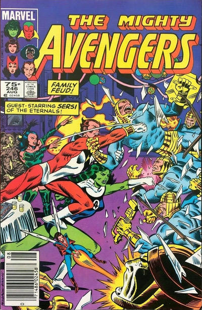Cover for The Avengers (Marvel, 1963 series) #246 [Canadian]