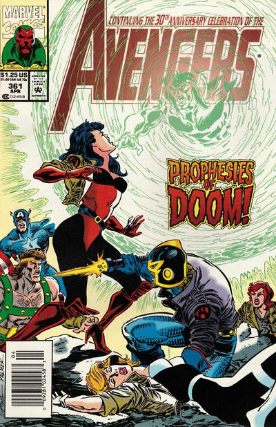 Cover for The Avengers (Marvel, 1963 series) #361 [Newsstand]