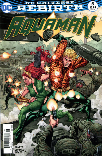 Cover for Aquaman (DC, 2016 series) #5 [Newsstand]