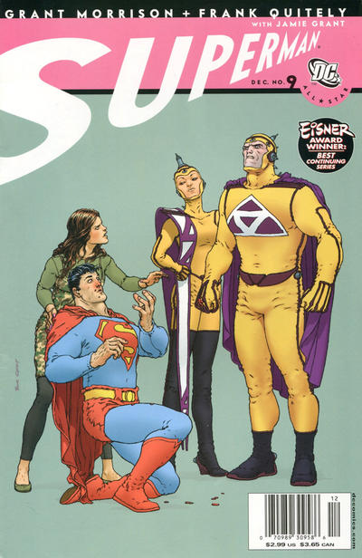 Cover for All Star Superman (DC, 2006 series) #9 [Newsstand]