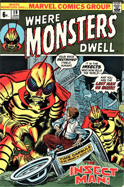 Cover for Where Monsters Dwell (Marvel, 1970 series) #19 [British]