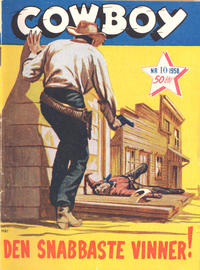 Cover Thumbnail for Cowboy (Centerförlaget, 1951 series) #10/1958