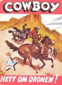 Cover Thumbnail for Cowboy (Centerförlaget, 1951 series) #12/1958