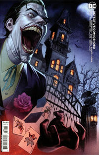 Cover Thumbnail for Detective Comics (DC, 2011 series) #1050 [Jorge Molina Connecting Legacy Joker Cardstock Variant Cover]