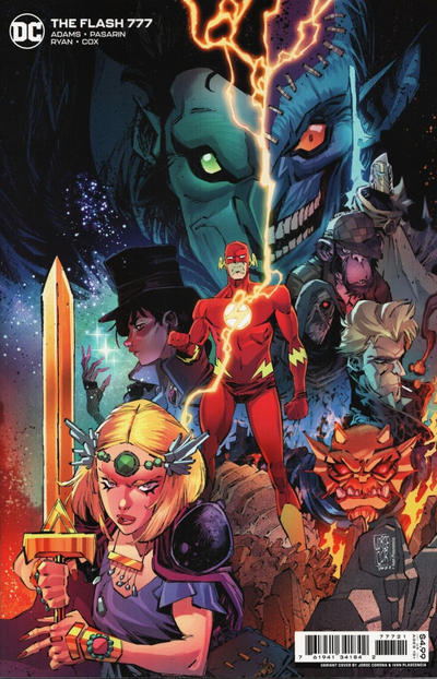 Cover for The Flash (DC, 2016 series) #777 [Jorge Corona Cardstock Variant Cover]