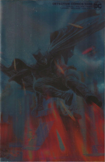 Cover for Detective Comics (DC, 2011 series) #1045 [Local Comic Shop Day Lee Bermejo Silver Foil Cardstock Variant Cover]