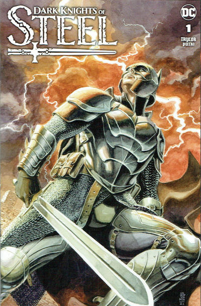 Cover for Dark Knights of Steel (DC, 2022 series) #1 [Comics & Collectibles J. G. Jones Trade Dress Cover]