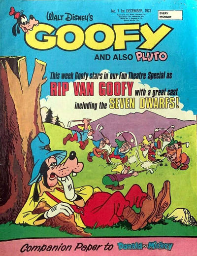 Cover for Goofy (IPC, 1973 series) #7 [International Edition]