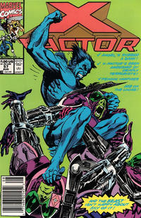Cover Thumbnail for X-Factor (Marvel, 1986 series) #57 [Newsstand]