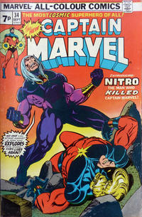 Cover Thumbnail for Captain Marvel (Marvel, 1968 series) #34 [British]