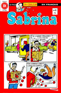 Cover Thumbnail for Sabrina La Jeune Sorcière (Editions Héritage, 1973 series) #61
