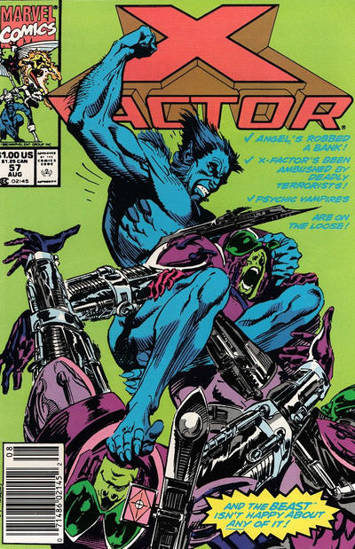 Cover for X-Factor (Marvel, 1986 series) #57 [Newsstand]