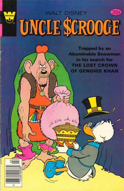 Cover for Walt Disney Uncle Scrooge (Western, 1963 series) #161 [Whitman]
