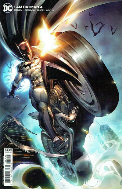 Cover for I Am Batman (DC, 2021 series) #4 [Max Dunbar Cardstock Variant Cover]