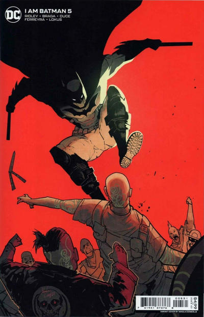 Cover for I Am Batman (DC, 2021 series) #5 [Nikola Čižmešija Cardstock Variant Cover]