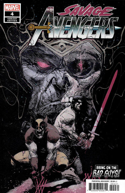 Cover for Savage Avengers (Marvel, 2019 series) #4 [Gerardo Zaffino 'Bring on the Bad Guys']