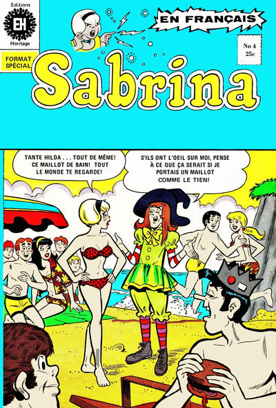Cover for Sabrina La Jeune Sorcière (Editions Héritage, 1973 series) #4