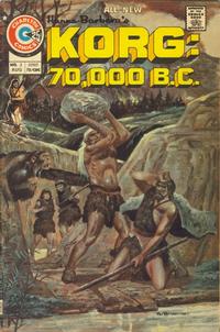 Cover Thumbnail for Korg: 70,000 B.C. (Charlton, 1975 series) #2