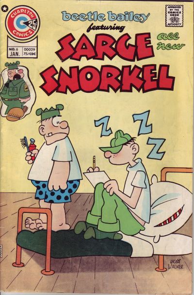 Cover for Sarge Snorkel (Charlton, 1973 series) #6