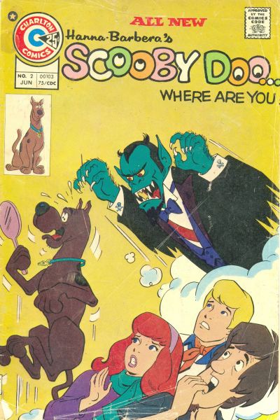 Cover for Scooby Doo, Where Are You? (Charlton, 1975 series) #2