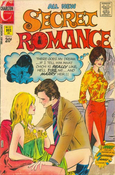 Cover for Secret Romance (Charlton, 1968 series) #22