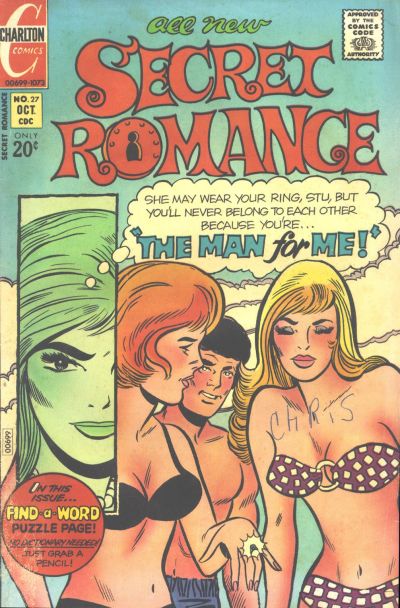 Cover for Secret Romance (Charlton, 1968 series) #27