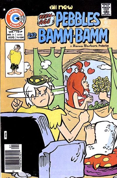 Cover for Pebbles and Bamm-Bamm (Charlton, 1972 series) #34