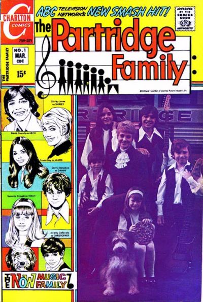 Cover for The Partridge Family (Charlton, 1971 series) #1 [Color Photo]