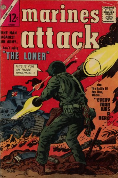 Cover for Marines Attack (Charlton, 1964 series) #1