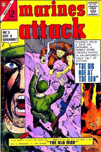 Cover for Marines Attack (Charlton, 1964 series) #2