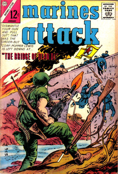 Cover for Marines Attack (Charlton, 1964 series) #3