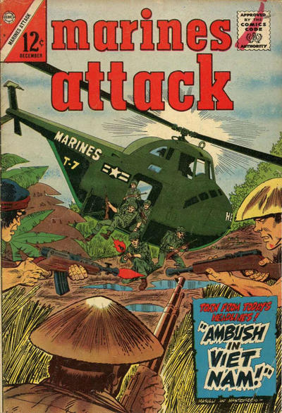 Cover for Marines Attack (Charlton, 1964 series) #8