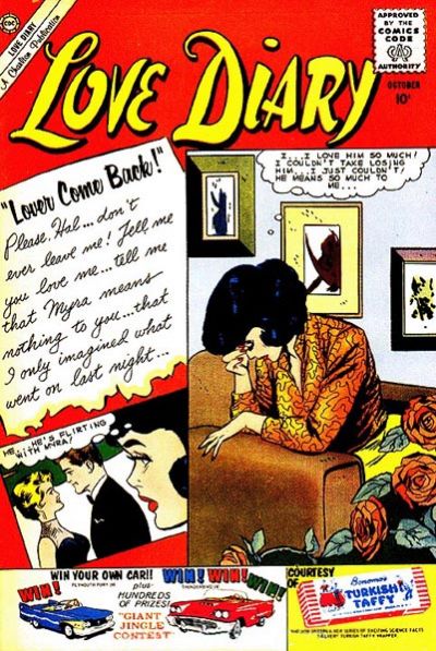 Cover for Love Diary (Charlton, 1958 series) #12