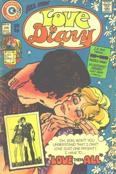 Cover for Love Diary (Charlton, 1958 series) #88