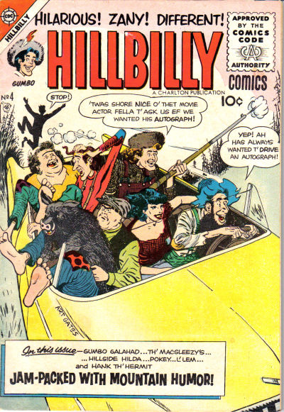 Cover for Hillbilly Comics (Charlton, 1955 series) #4