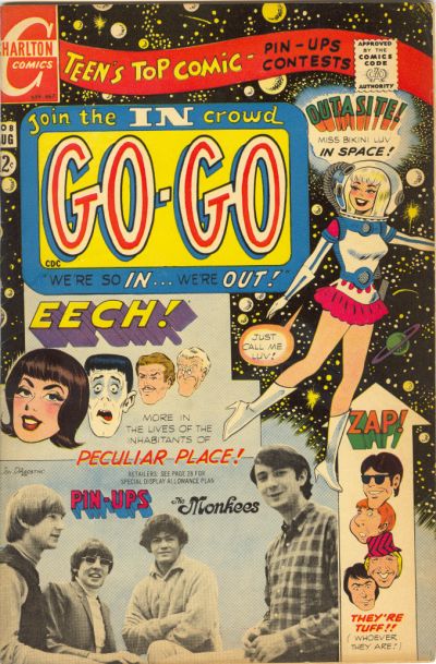 Cover for Go-Go (Charlton, 1966 series) #8