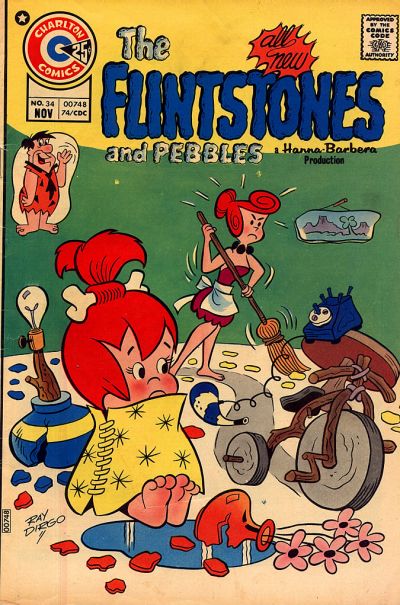 Cover for The Flintstones (Charlton, 1970 series) #34