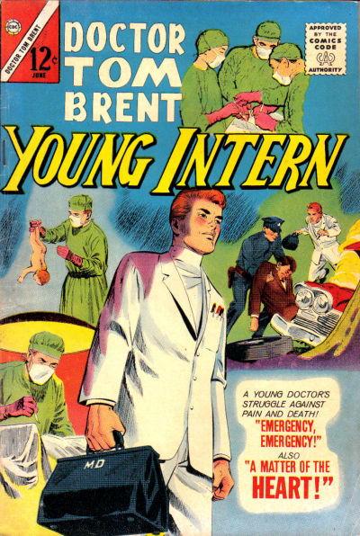 Cover for Doctor Tom Brent, Young Intern (Charlton, 1963 series) #3