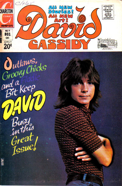 Cover for David Cassidy (Charlton, 1972 series) #9