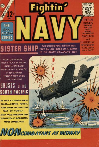Cover for Fightin' Navy (Charlton, 1956 series) #125